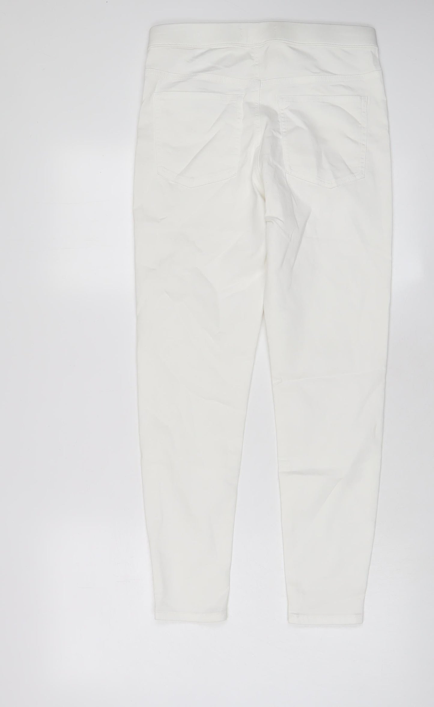 Womens UK Size 10 Marks and Spencer Regular Fit Jegging White Jeans