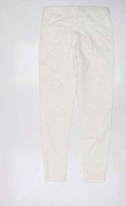 Womens UK Size 10 Marks and Spencer Regular Fit Jegging White Jeans