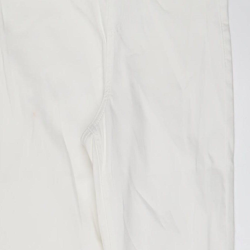 Womens UK Size 10 Marks and Spencer Regular Fit Jegging White Jeans