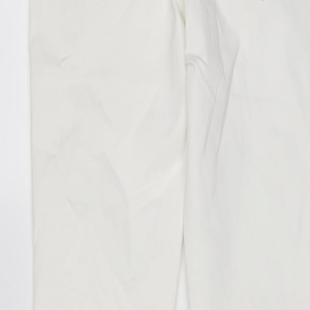 Womens UK Size 10 Marks and Spencer Regular Fit Jegging White Jeans