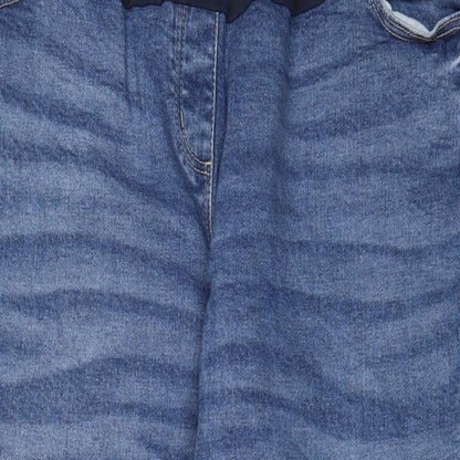 George Womens Blue Cotton Straight Jeans Size 18 L30 in Regular