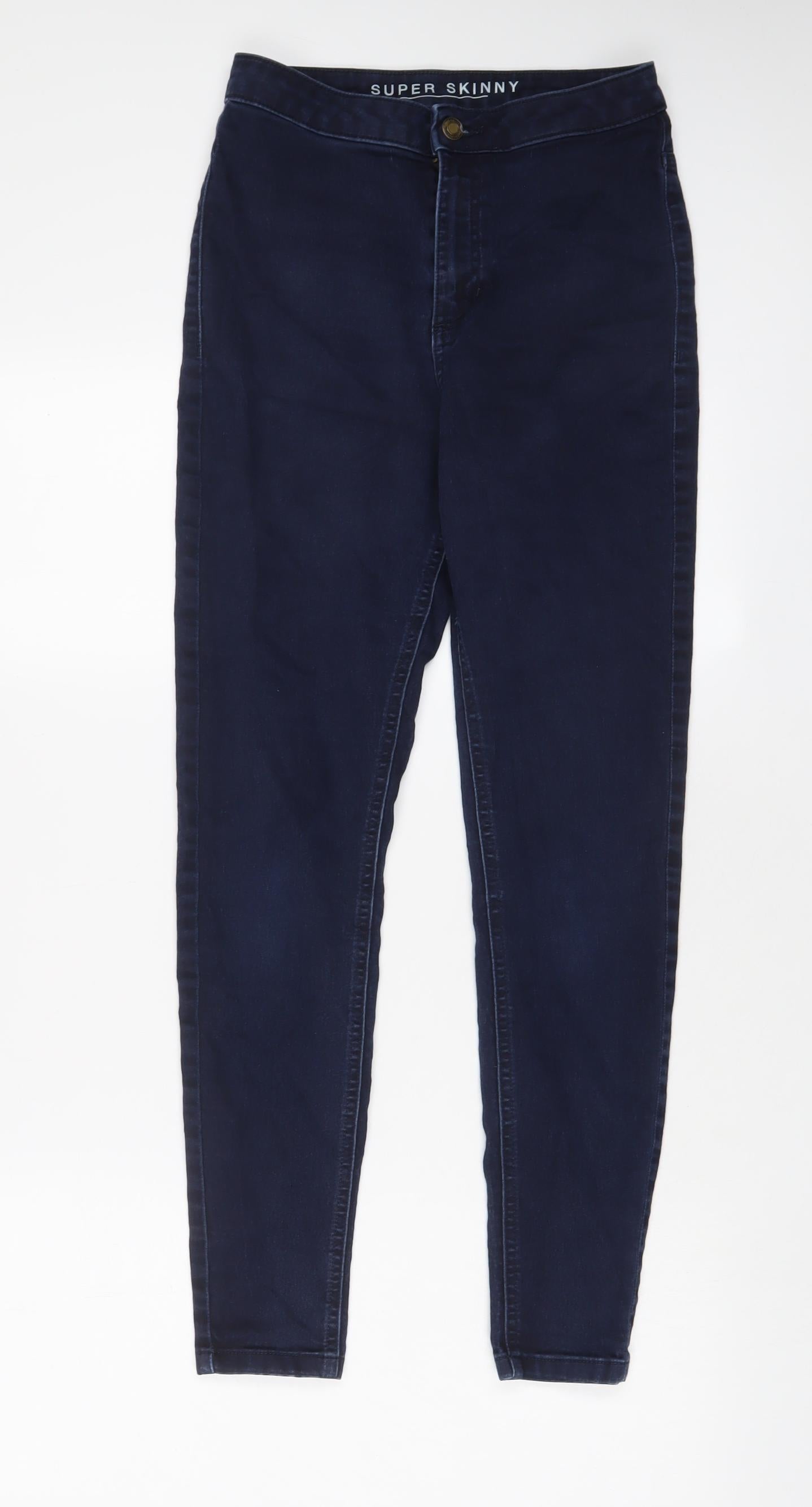 Womens UK Size 10 Marks and Spencer Regular Fit Skinny Blue Jeans
