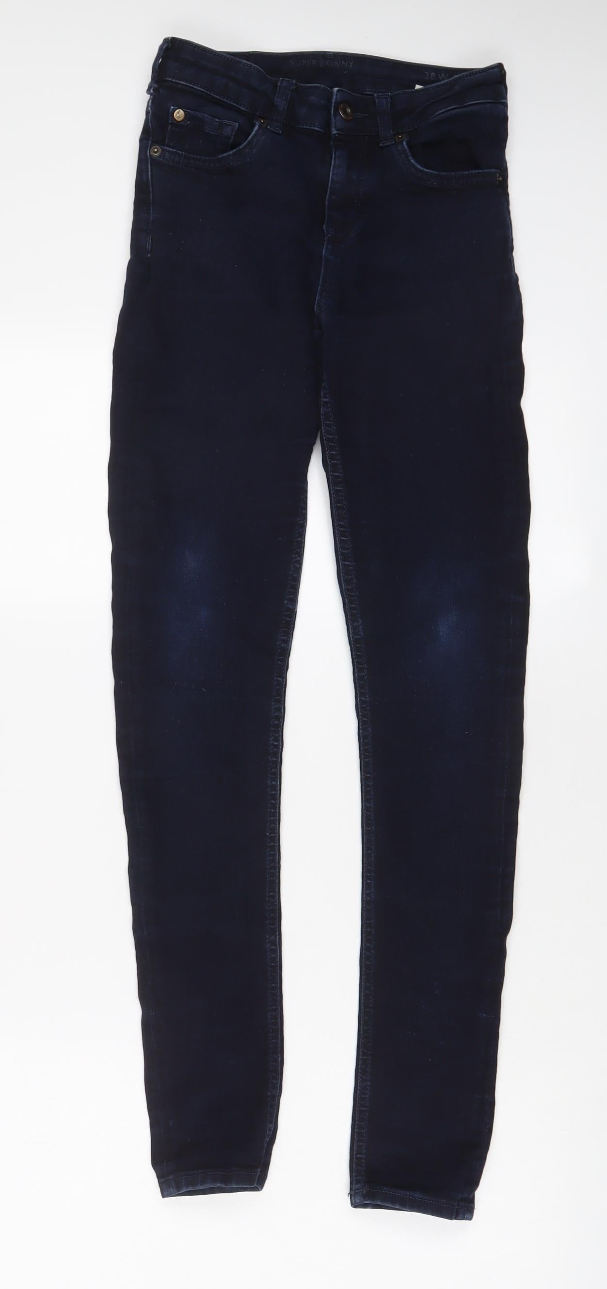Womens UK Size 28 in Jack Wills Regular Fit Skinny Blue Jeans
