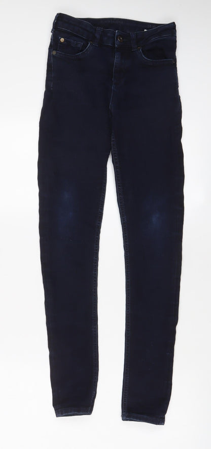 Womens UK Size 28 in Jack Wills Regular Fit Skinny Blue Jeans