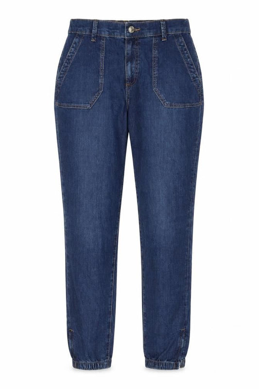Womens UK Size 10 Marks and Spencer Regular Fit Tapered Blue Jeans