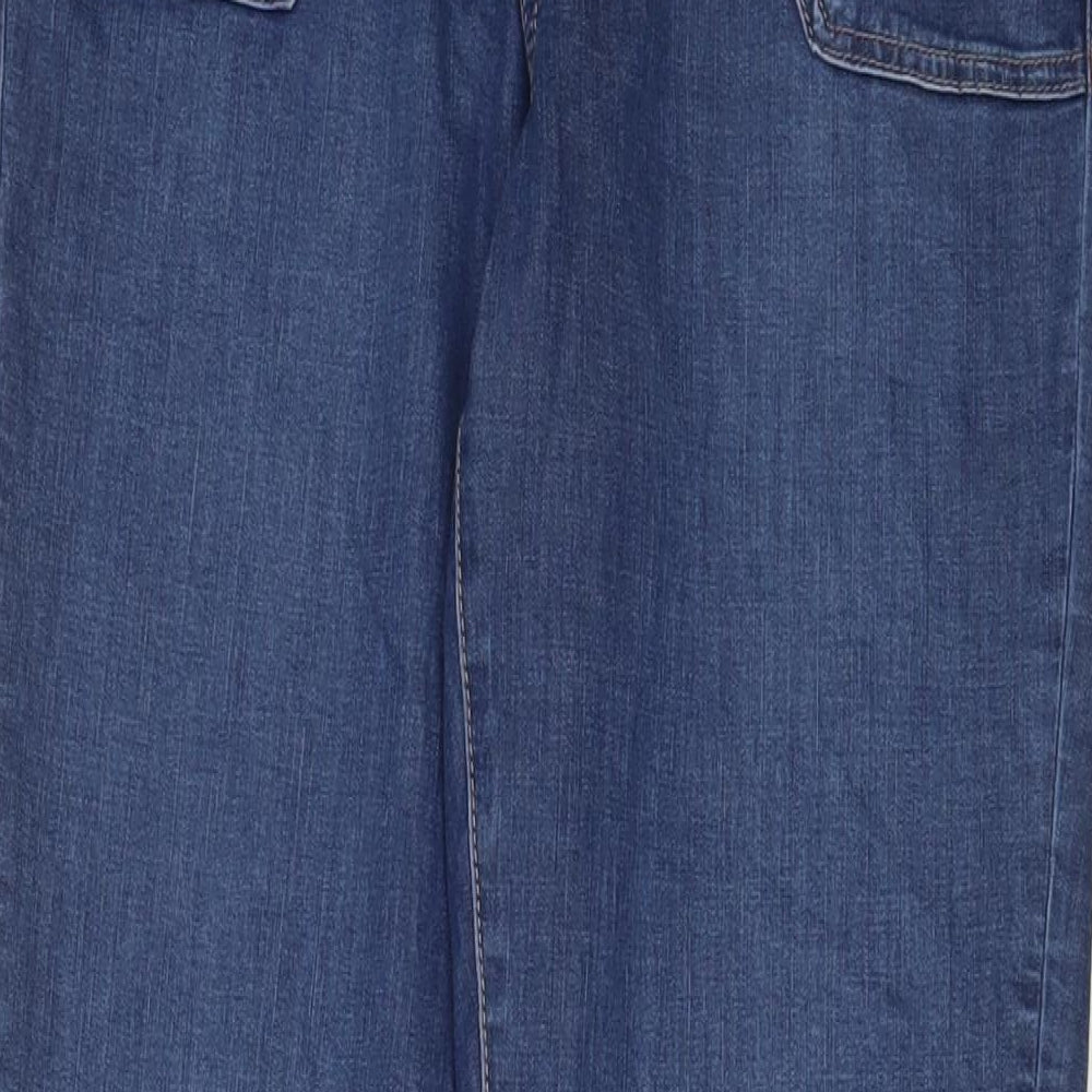 Womens UK Size 10 Marks and Spencer Regular Fit Tapered Blue Jeans