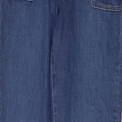 Womens UK Size 10 Marks and Spencer Regular Fit Tapered Blue Jeans