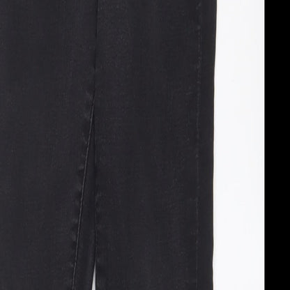 Denim & Co. Womens Grey Cotton Skinny Jeans Size 8 L29 in Regular Zip