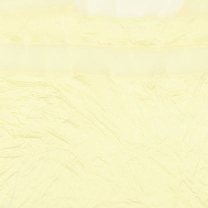 Betty & Co Womens Yellow Viscose Basic T-Shirt Size M Crew Neck
