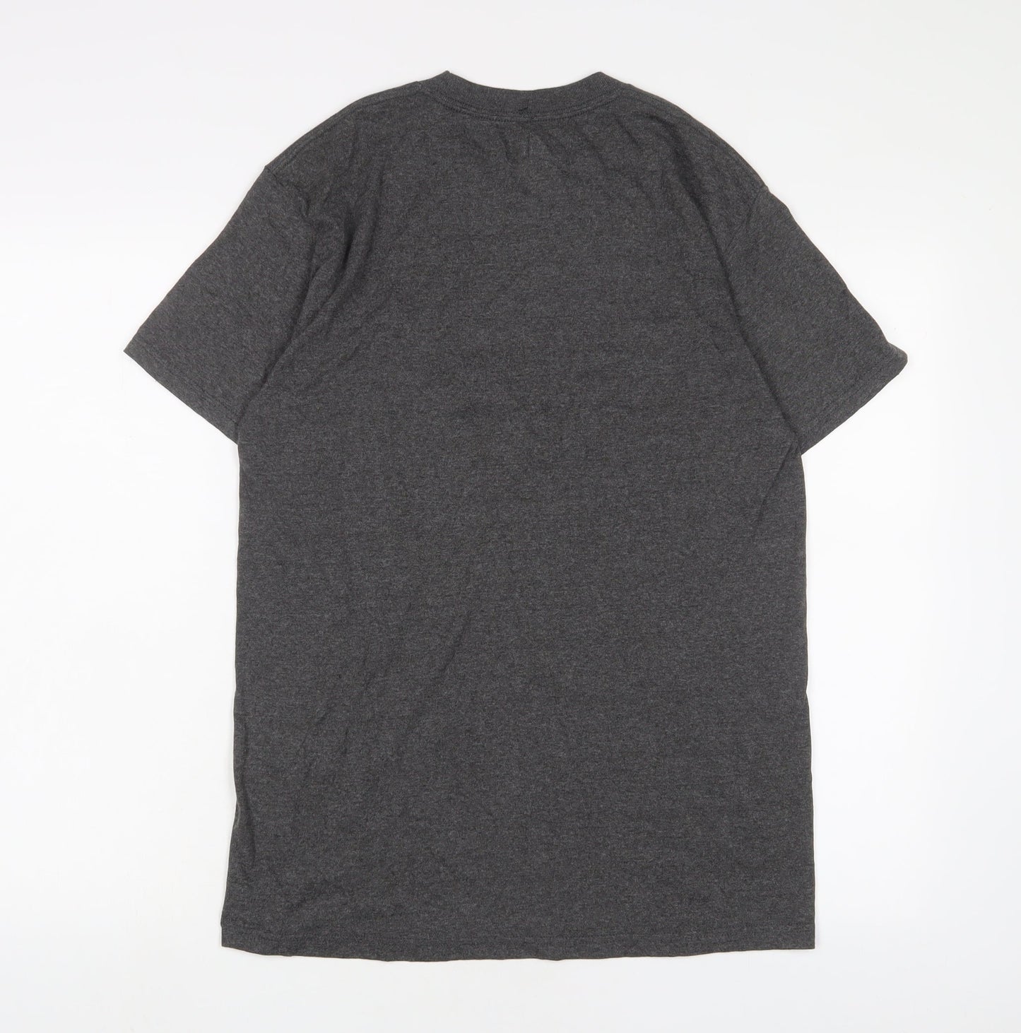 Team Apparel Mens Red Cotton T-Shirt Size M Crew Neck