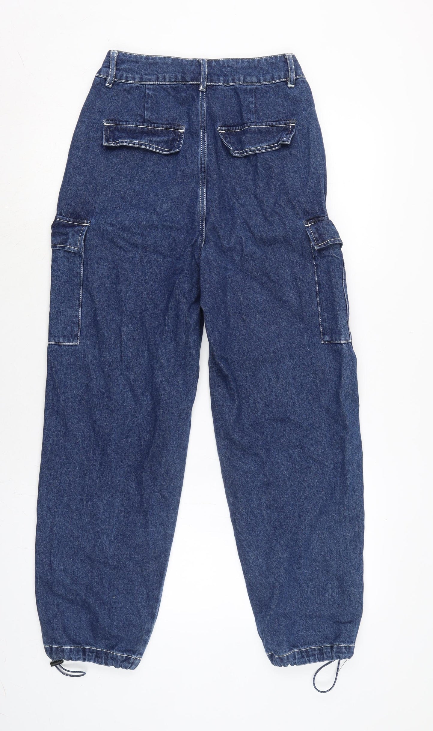Mens UK Size 26 in PEACEBIRD Regular Fit Tapered Blue Jeans