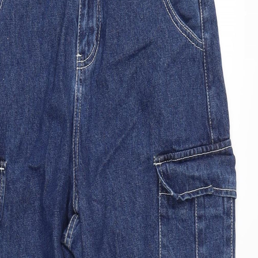 Mens UK Size 26 in PEACEBIRD Regular Fit Tapered Blue Jeans