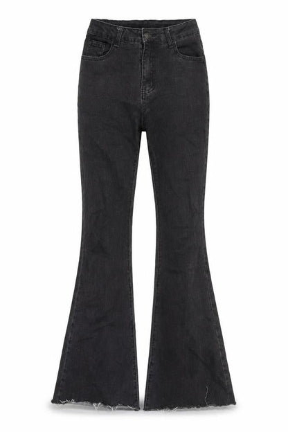 Womens UK Size 26 in JEANS Regular Fit Flared Blue Jeans