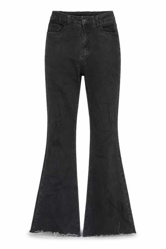 Womens UK Size 26 in JEANS Regular Fit Flared Blue Jeans