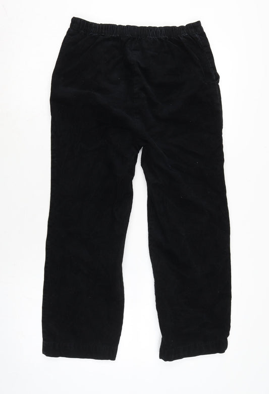 Womens UK Size 8 Marks and Spencer Regular Fit  Black Trousers