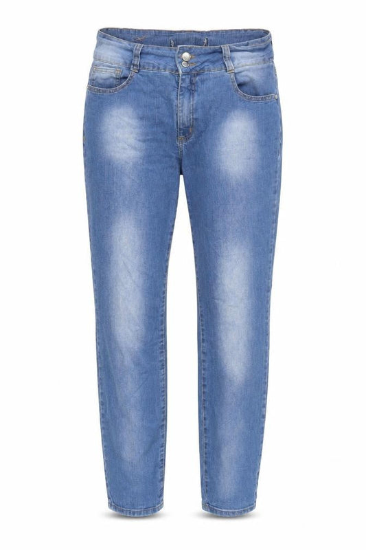 Hering Jeans Womens Blue Cotton Blend Straight Jeans Size 32 in L29 in Regular Zip