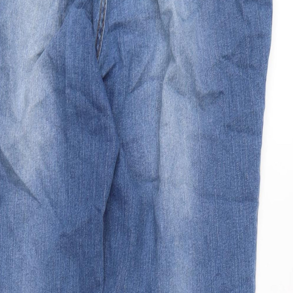 Hering Jeans Womens Blue Cotton Blend Straight Jeans Size 32 in L29 in Regular Zip