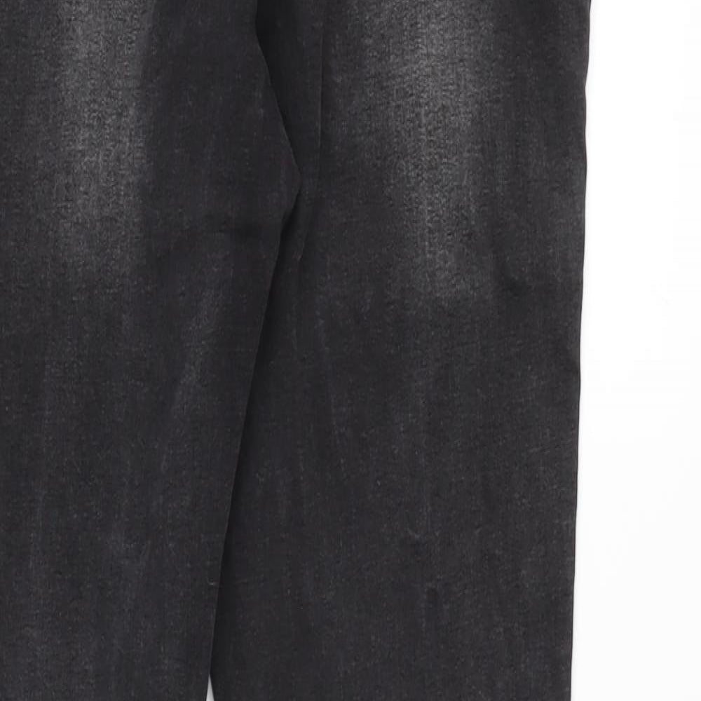 Womens UK Size 18 Denim Regular Fit Tapered Grey Jeans