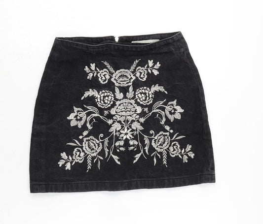 Womens UK Size 6 Topshop A-Line  Skirt