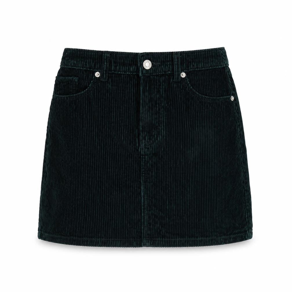Womens UK Size 6 F&F A-Line Corduroy Skirt