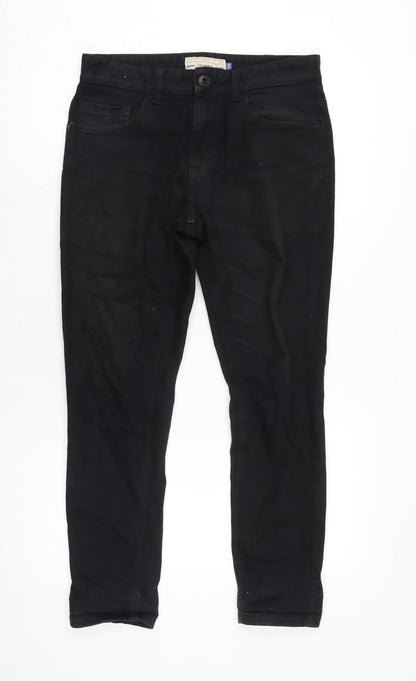 Mens UK Size 30 in NEXT Regular Fit Skinny Black Jeans