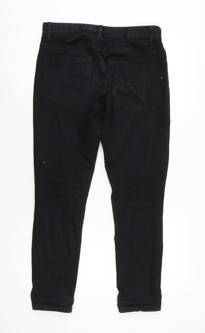 Mens UK Size 30 in NEXT Regular Fit Skinny Black Jeans