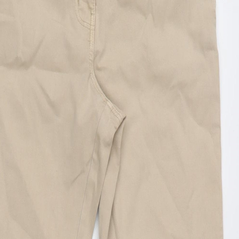 Womens UK Size 8 H&M Regular Fit Tapered Beige Jeans