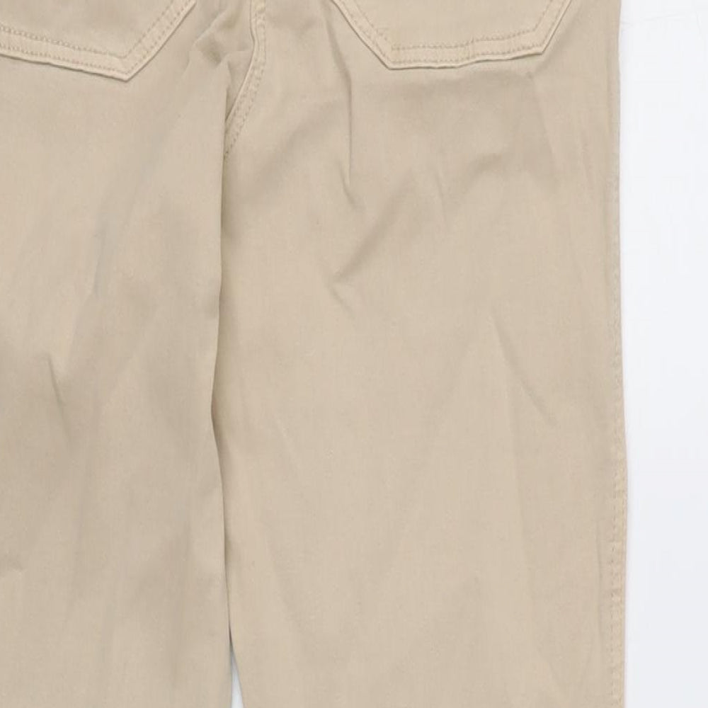 Womens UK Size 8 H&M Regular Fit Tapered Beige Jeans