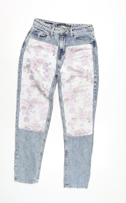 Womens UK Size 6 Berksha Regular Fit Straight Blue Jeans