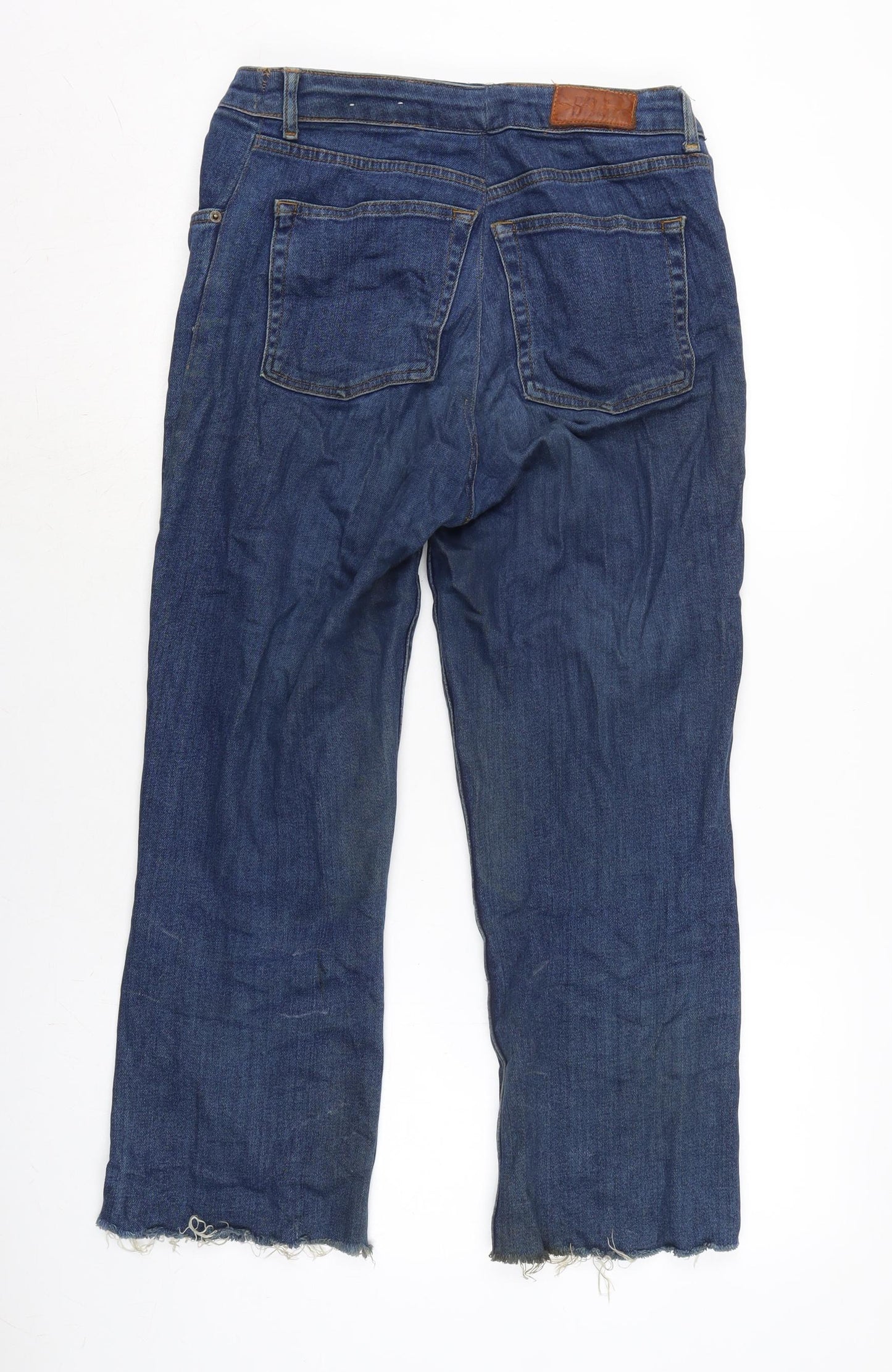 BDG Womens Blue Cotton Blend Skinny Jeans Size 30 in L24 in Regular Zip - Raw Hem