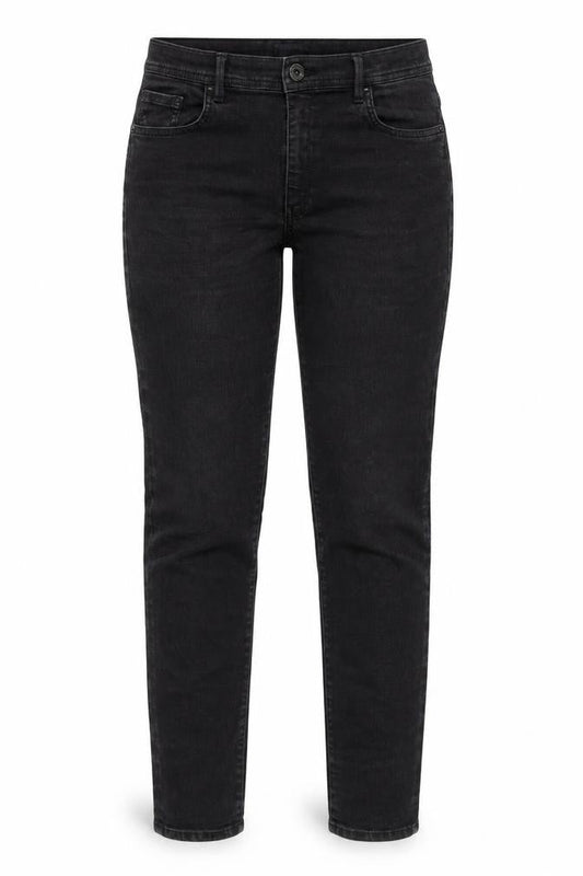 Trussardi Jeans Womens Grey Cotton Blend Straight Jeans Size 28 in L30.5 in Regular Zip - Beaded detail to back pockets.