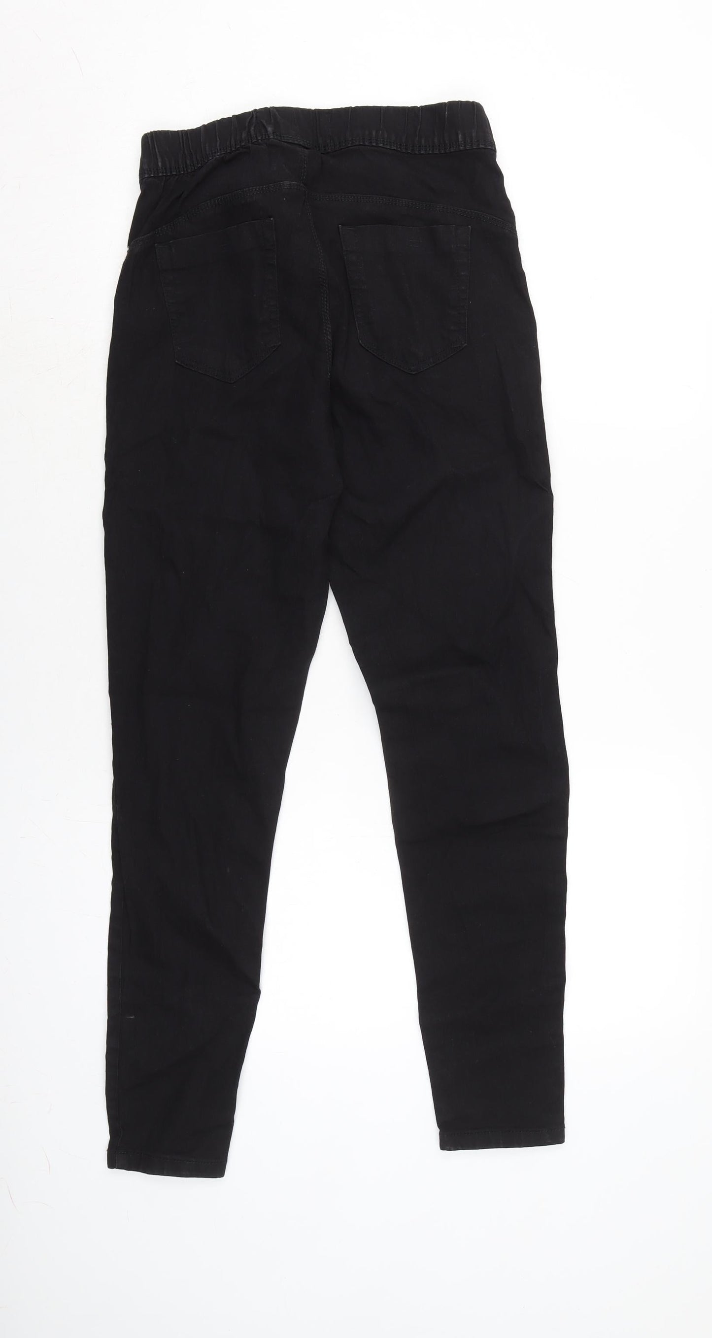 Denim & Co. Womens Black Cotton Blend Jegging Jeans Size 10 L28.5 in Regular