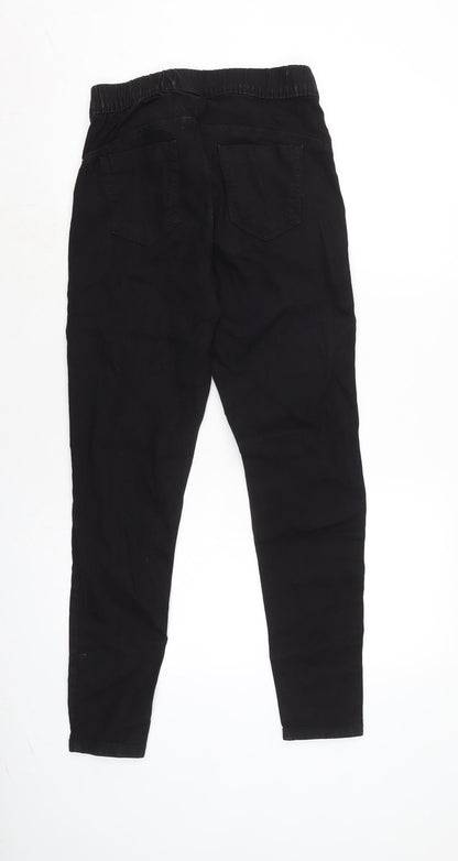 Denim & Co. Womens Black Cotton Blend Jegging Jeans Size 10 L28.5 in Regular