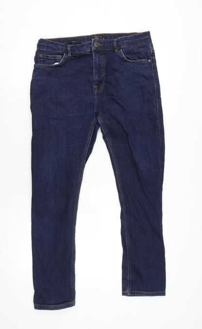 Mens UK Size 30 in NEXT Slim Fit Straight Blue Jeans