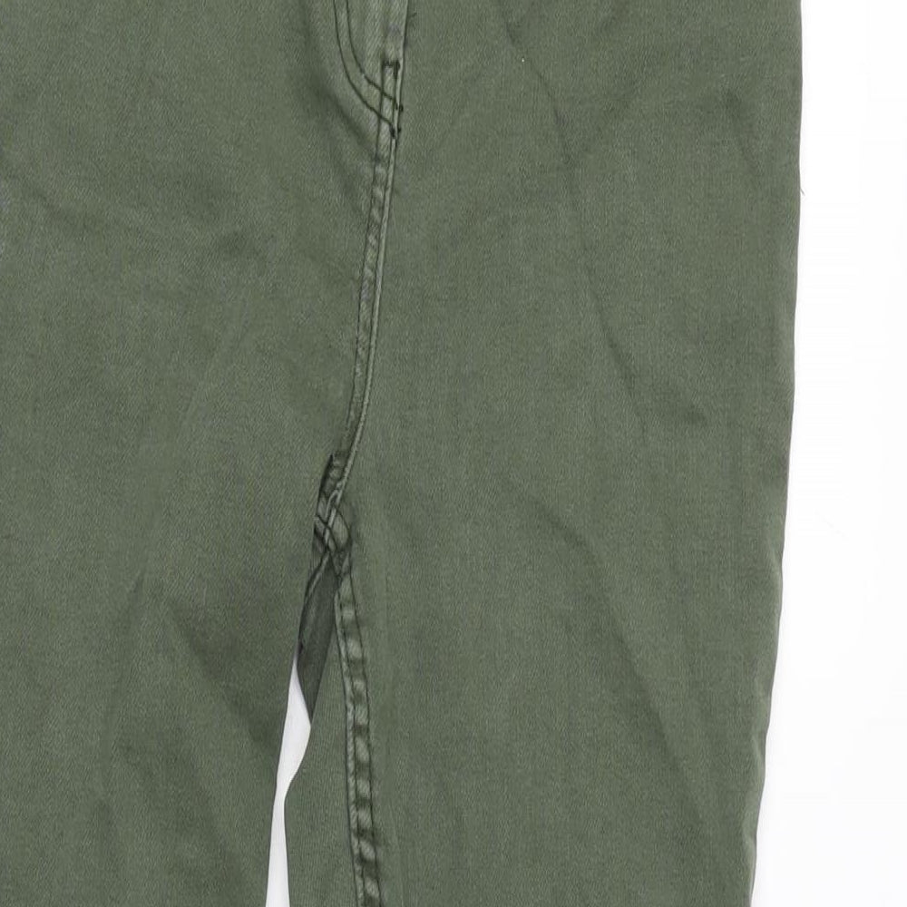 Womens UK Size 12 Papaya Extra-Slim Fit Tapered Green Jeans