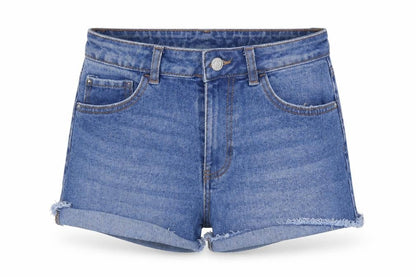 Womens UK Size 10 Denim & Co. Regular Fit Cut-Off Shorts