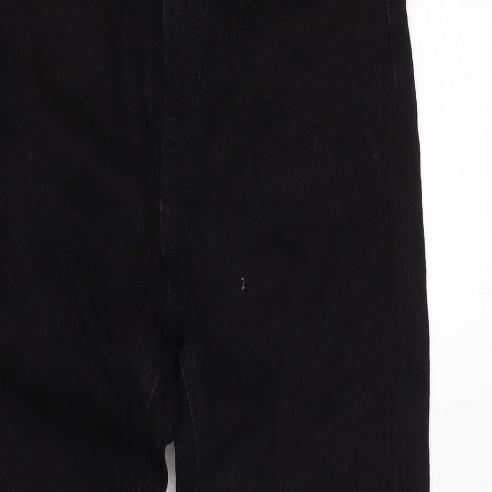 Womens UK Size 8 H&M Regular Fit Straight Black Jeans