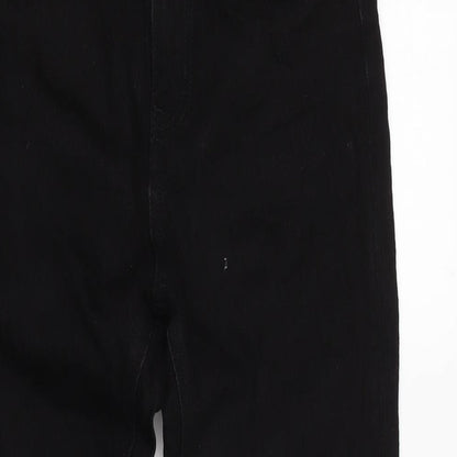 Womens UK Size 8 H&M Regular Fit Straight Black Jeans