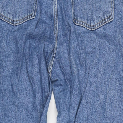 Monki Mens Blue Cotton Skinny Jeans Size 36 in L31 in Regular Zip