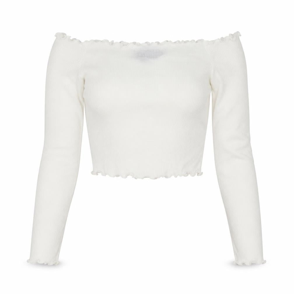 Womens UK Size 6 PRETTYLITTLETHING White Basic Blouse