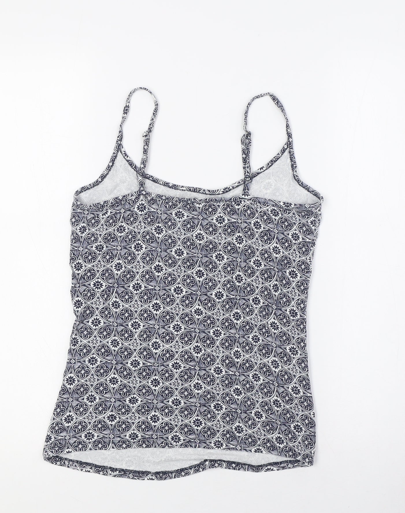 Womens UK Size 10 M&Co Blue Camisole Blouse