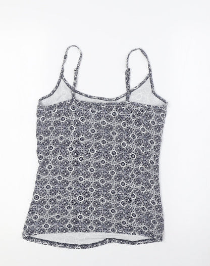 Womens UK Size 10 M&Co Blue Camisole Blouse