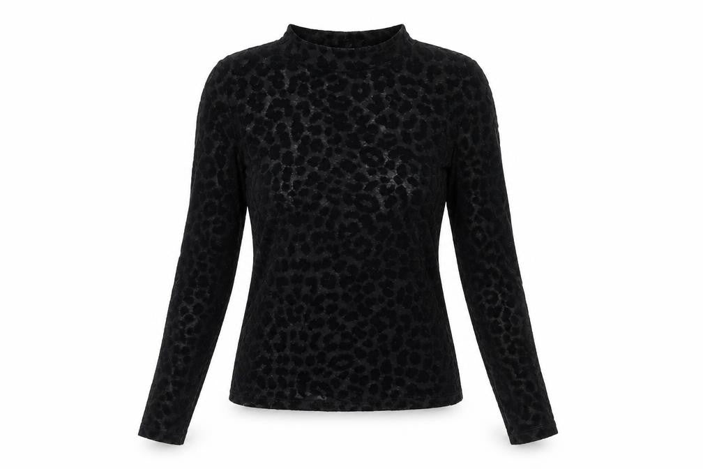 Womens UK Size 8 New Look Black Basic T-Shirt