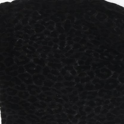 Womens UK Size 8 New Look Black Basic T-Shirt