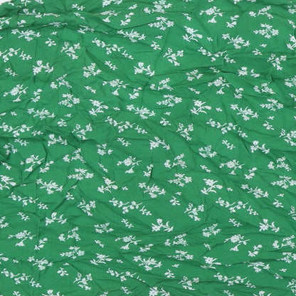 Womens UK Size 12 New Look Green Basic Button-Up