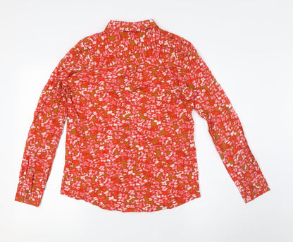 Womens UK Size 6 ICHI Multicoloured Basic Button-Up