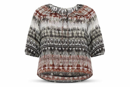 Womens UK Size M Monsoon Multicoloured Basic Blouse