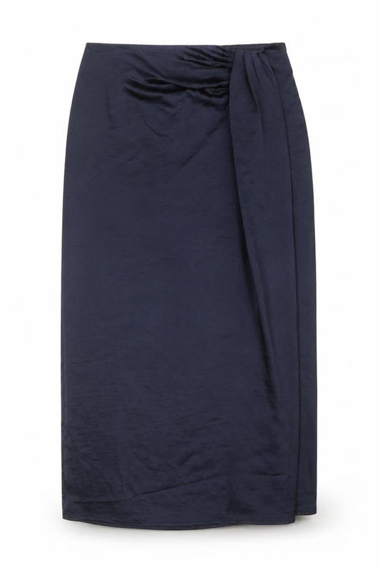 Womens UK Size 14 QED London A-Line Satin Skirt