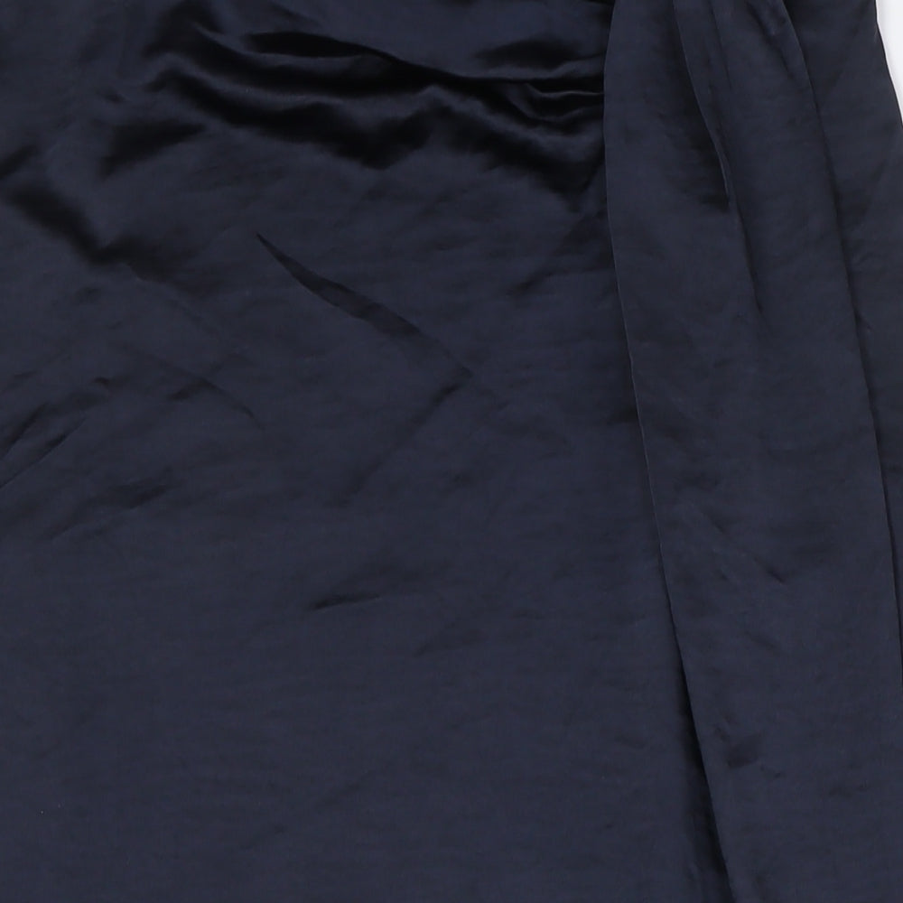 Womens UK Size 14 QED London A-Line Satin Skirt