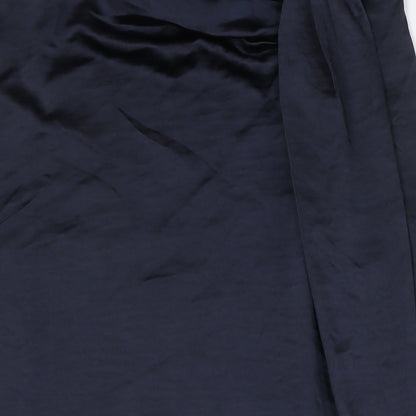Womens UK Size 14 QED London A-Line Satin Skirt